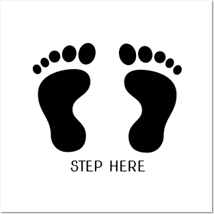 Footsteps to Step With Or ON Posters and Art